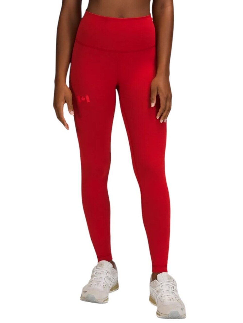 Lululemon Wunder Train Team Canada Tight Red Women's 6